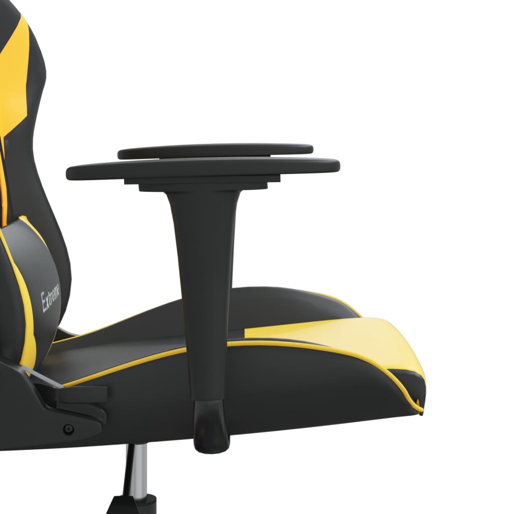 Sedia da Gaming Nera e Oro in Similpelle 3143689