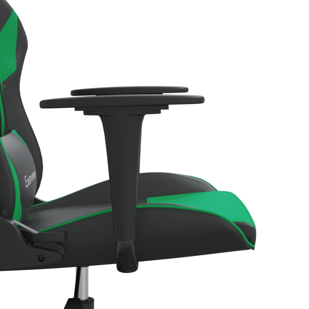 Sedia da Gaming Nera e Verde in Similpelle 3143690