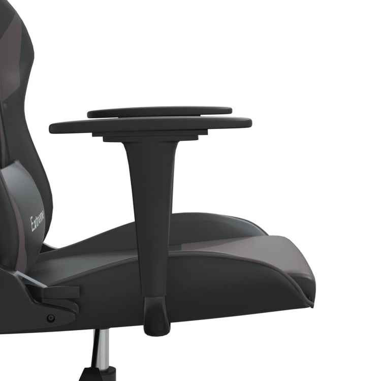 Sedia da Gaming Nera e Grigia in Similpelle 3143691