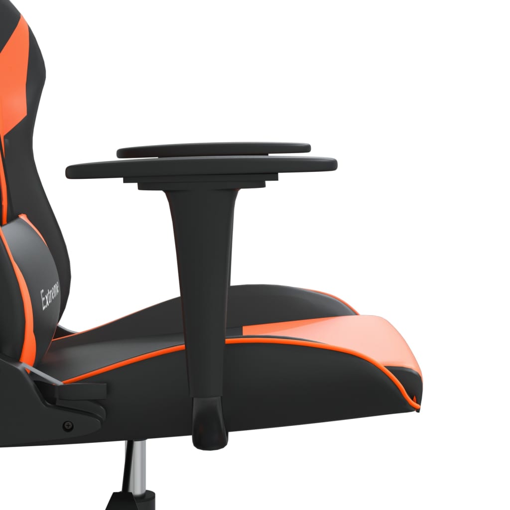 Sedia da Gaming Nero e Arancione in Similpelle 3143693