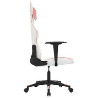 Sedia da Gaming Bianco e Rosa in Similpelle 3143696