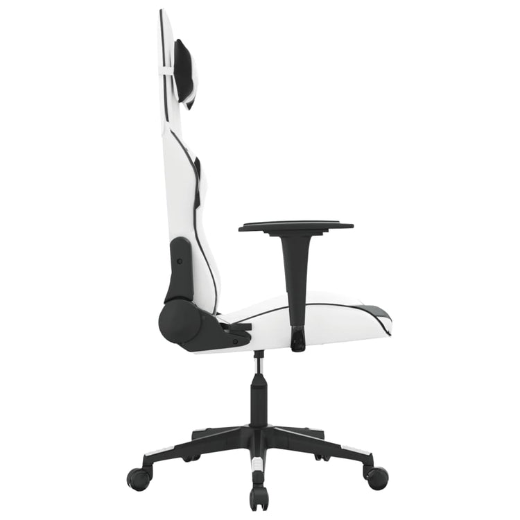 Sedia da Gaming Bianco e Nero in Similpelle 3143697