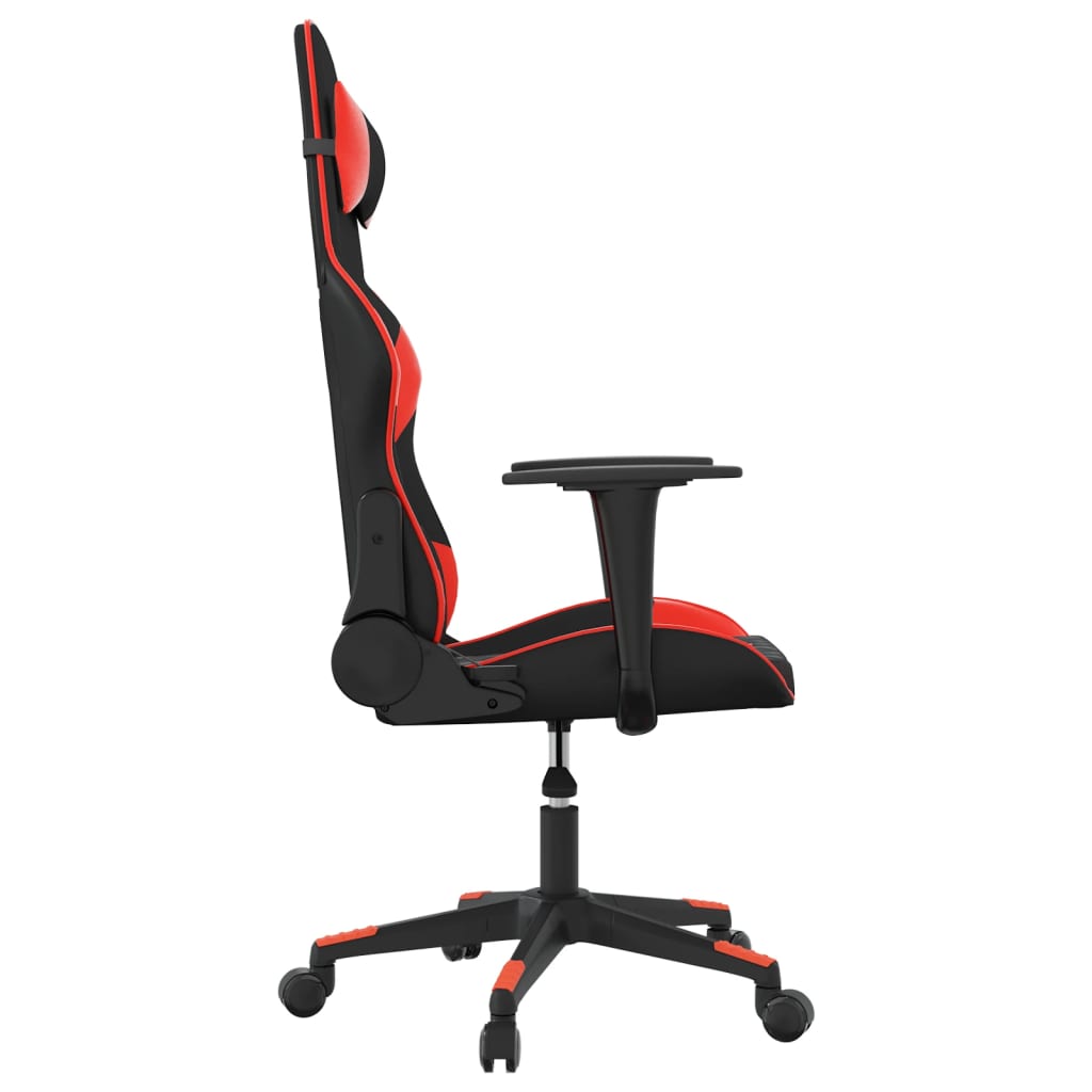 Sedia da Gaming Nera e Rossa in Similpelle 3143754