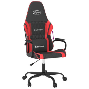 Sedia da Gaming Nera e Rossa in Similpelle 3143776