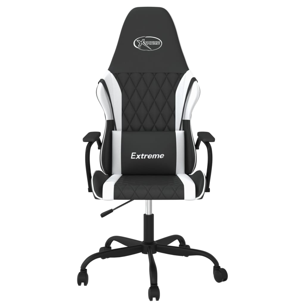 Sedia da Gaming Nero e Bianco in Similpellecod mxl 93542