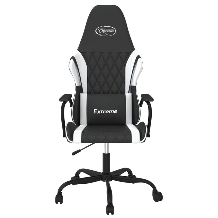 Sedia da Gaming Nero e Bianco in Similpelle 3143780