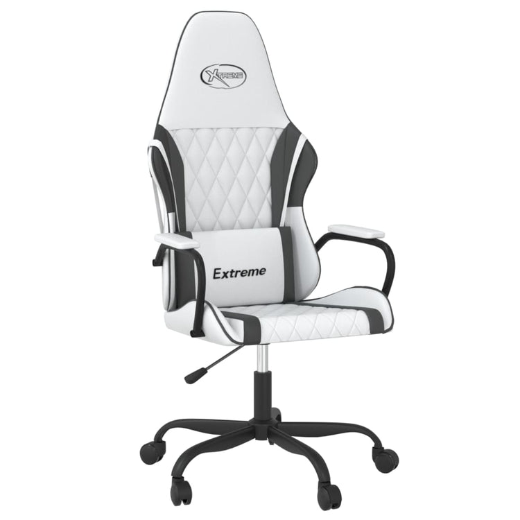 Sedia da Gaming Bianco e Nero in Similpellecod mxl 117501