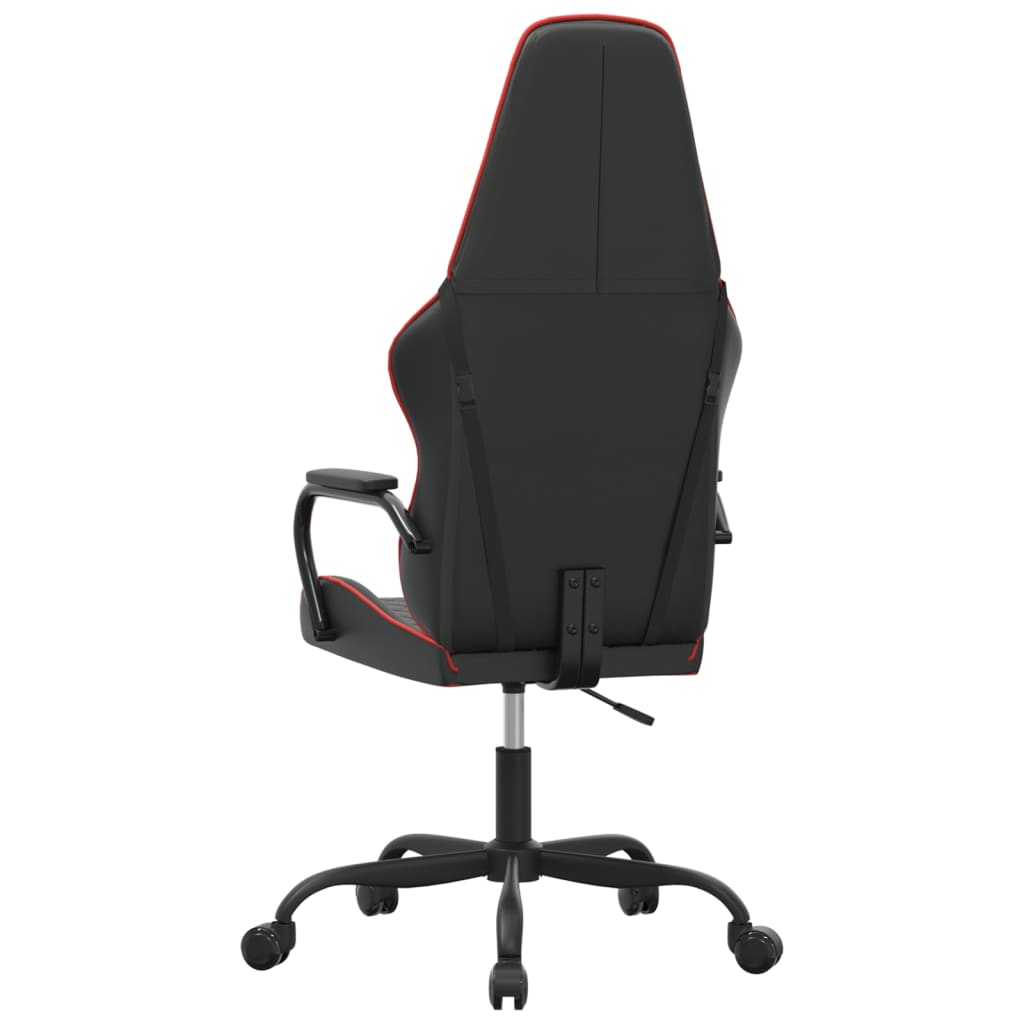 Sedia da Gaming Nera e Rossa in Similpelle 3143788