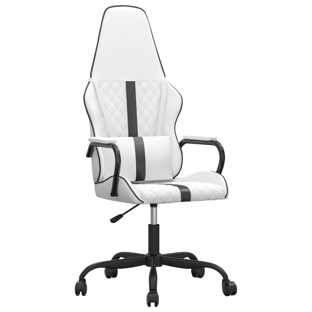 Sedia da Gaming Bianco e Nero in Similpellecod mxl 93545