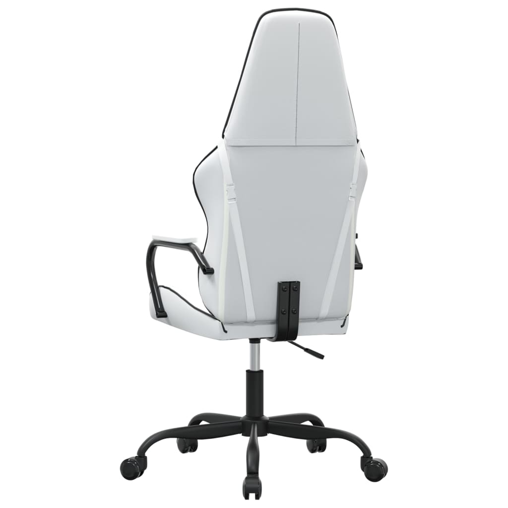 Sedia da Gaming Bianco e Nero in Similpelle 3143796