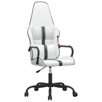 Sedia da Gaming Bianco e Nero in Similpelle 3143796