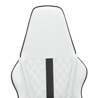 Sedia da Gaming Bianco e Nero in Similpelle 3143796