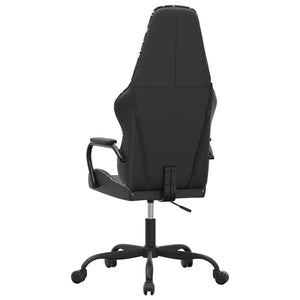 Sedia da Gaming Nero e Mimetico in Similpelle 3143797