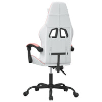 Sedia da Gaming Bianco e Rosa in Similpelle 3143851