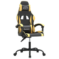 Sedia da Gaming Nera e Oro in Similpelle cod mxl 63060