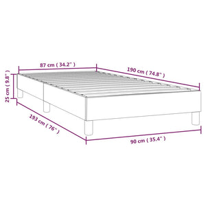 Giroletto a Molle Grigio Chiaro 90x190 cm in Tessuto cod mxl 52476