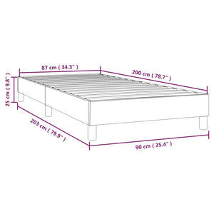 Giroletto a Molle Crema 90x200 cm in Tessuto cod mxl 64751