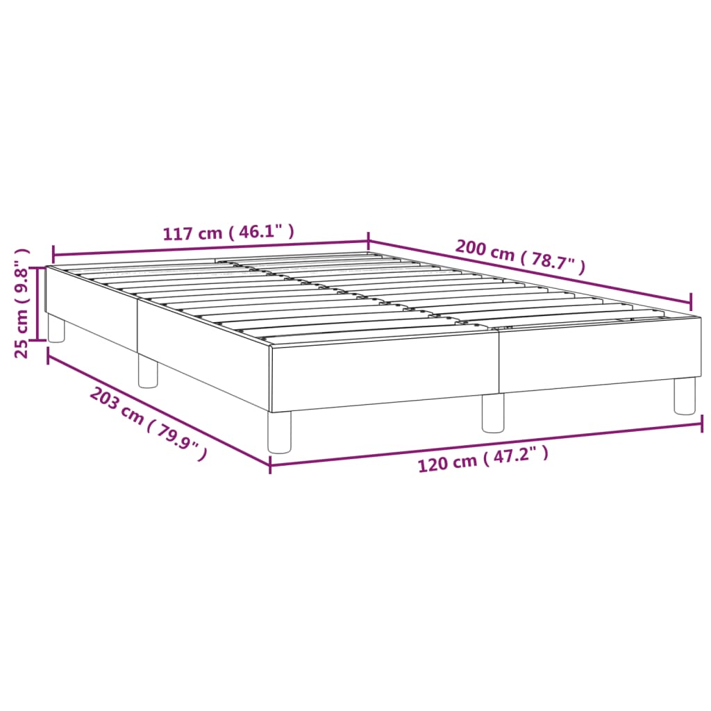 Giroletto a Molle Grigio Chiaro 120x200 cm in Tessuto 3120500