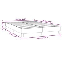 Giroletto a Molle Tortora 140x190 cm in Tessuto 3120512