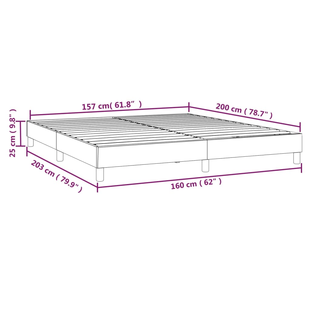 Giroletto a Molle Grigio Scuro 160x200 cm in Tessuto cod mxl 50257