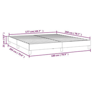 Giroletto a Molle Grigio Chiaro 180x200 cm in Tessuto cod mxl 45431