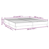 Giroletto a Molle Grigio Scuro 180x200 cm in Tessuto cod mxl 64263