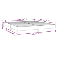 Giroletto a Molle Tortora 180x200 cm in Tessuto