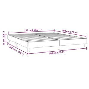 Giroletto a Molle Tortora 180x200 cm in Tessuto