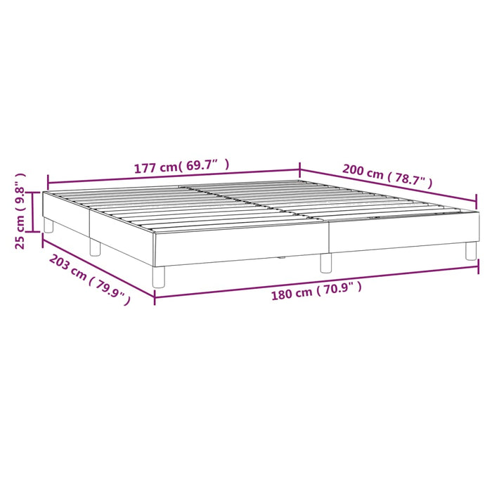 Giroletto a Molle Crema 180x200 cm in Tessuto 3120537