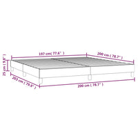 Giroletto a Molle Grigio Scuro 200x200 cm in Tessuto cod mxl 65060