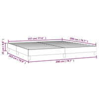 Giroletto a Molle Grigio Chiaro 200x200 cm in Tessuto cod mxl 58257