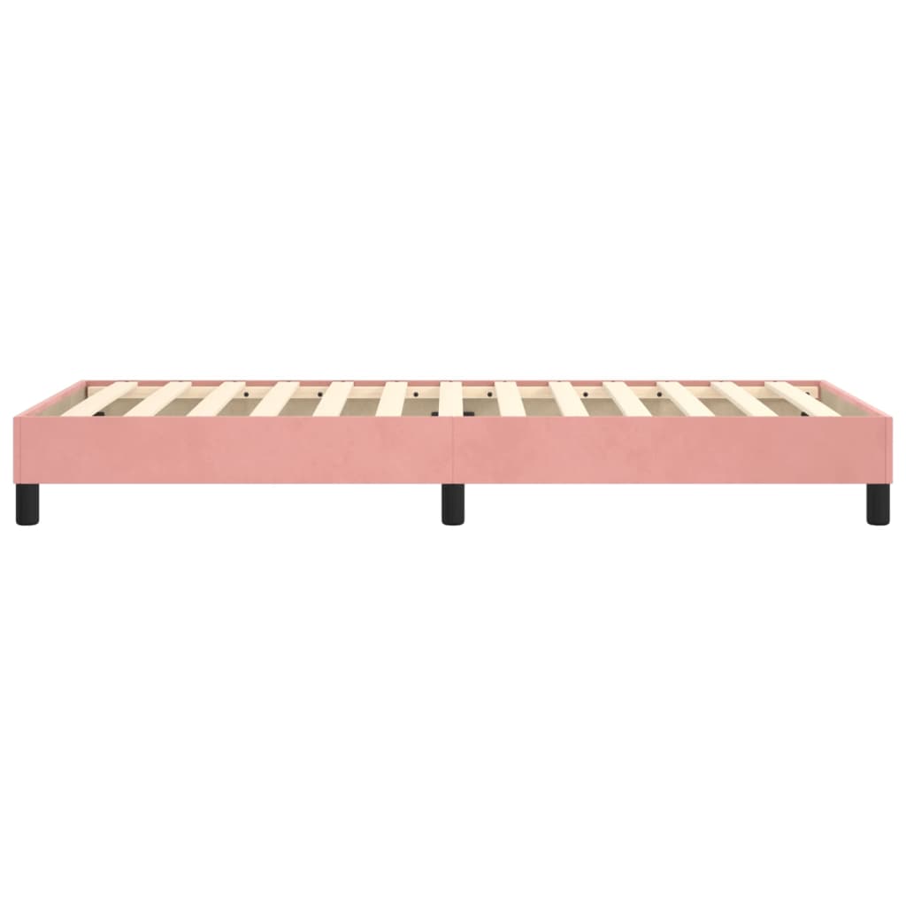 Giroletto a Molle Rosa 80x200 cm in Velluto 3120741