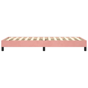 Giroletto a Molle Rosa 80x200 cm in Velluto 3120741