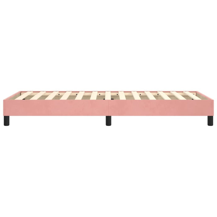 Giroletto a Molle Rosa 80x200 cm in Velluto 3120741