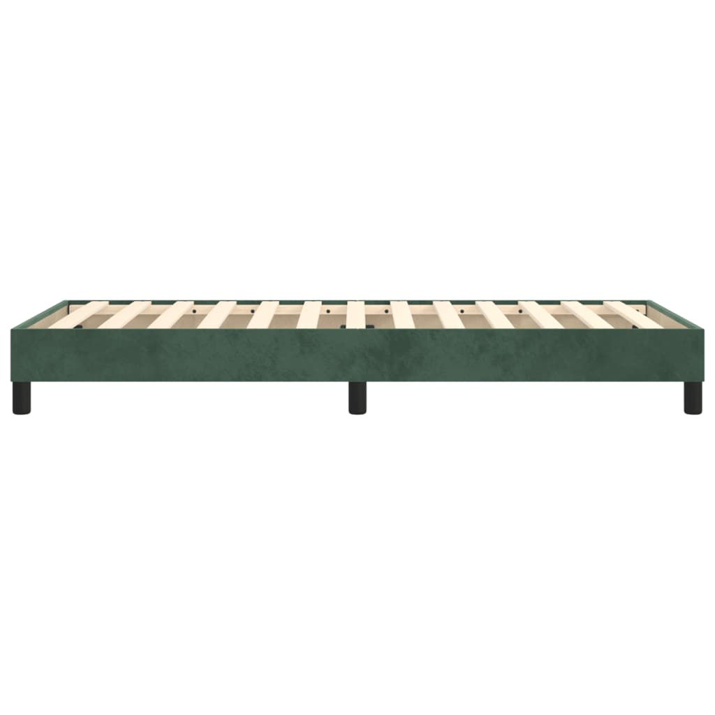 Giroletto a Molle Verde Scuro 90x200 cm in Velluto cod mxl 61492