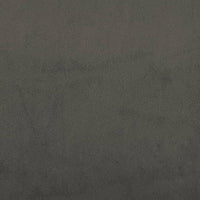 Giroletto a Molle Grigio Scuro 140x200 cm in Velluto