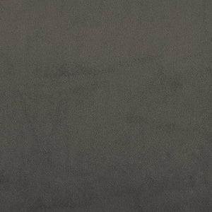 Giroletto a Molle Grigio Scuro 140x200 cm in Velluto 3120773