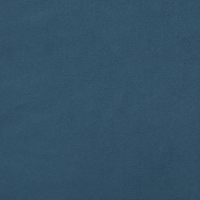 Giroletto a Molle Blu Scuro 140x200 cm in Velluto 3120776