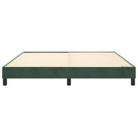 Giroletto a Molle Verde Scuro 180x200 cm in Velluto