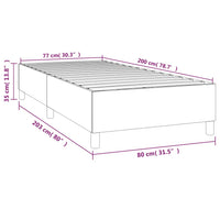 Giroletto a Molle Crema 80x200 cm in Tessuto cod mxl 54212