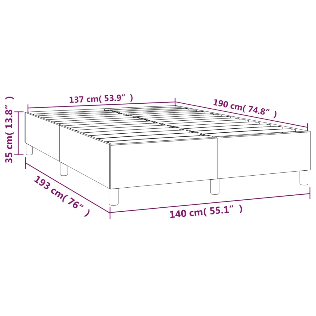 Giroletto a Molle Grigio Scuro 140x190 cm in Tessuto cod mxl 35296