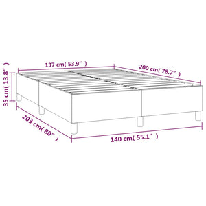 Giroletto a Molle Grigio Scuro 140x200 cm in Tessuto cod mxl 40174