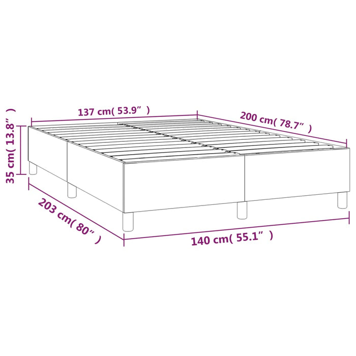 Giroletto a Molle Grigio Scuro 140x200 cm in Tessuto cod mxl 40174