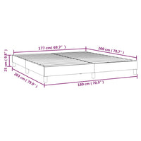 Giroletto a Molle Grigio Chiaro 180x200 cm in Tessuto cod mxl 47007