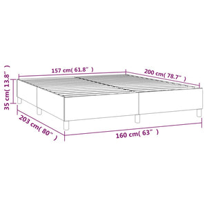 Giroletto a Molle Grigio Chiaro 160x200 cm in Tessuto cod mxl 64170