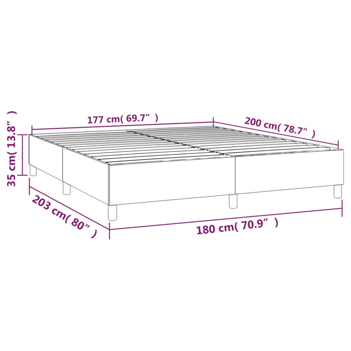 Giroletto a Molle Tortora 180x200 cm in Tessuto 3120981