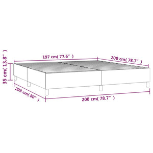 Giroletto a Molle Grigio Scuro 200x200 cm in Tessuto cod mxl 64238