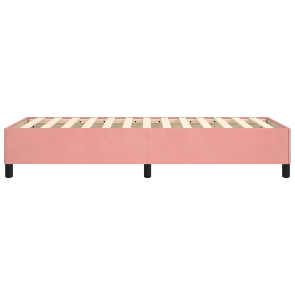 Giroletto a Molle Rosa 80x200 cm in Velluto 3121089