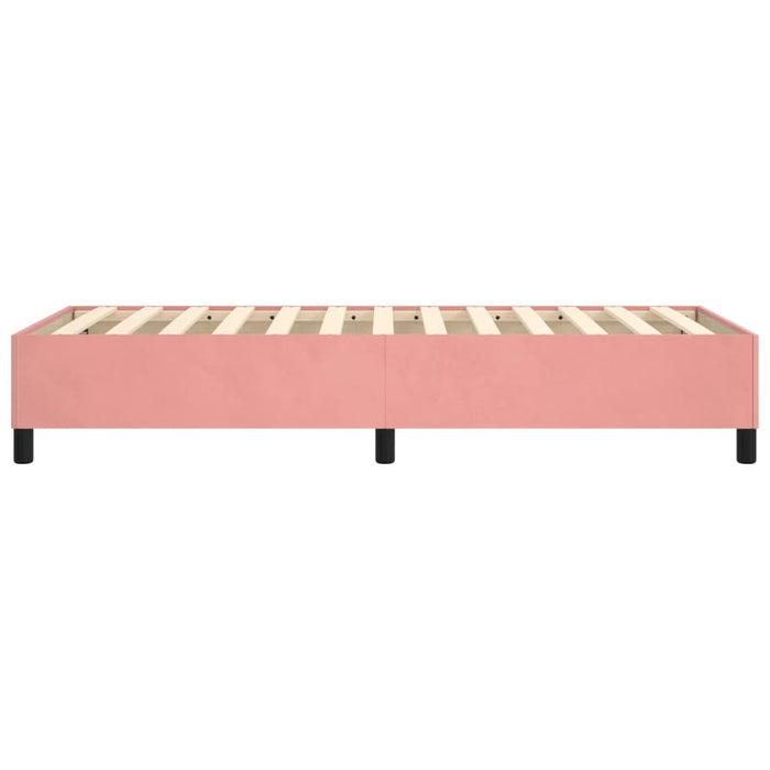 Giroletto a Molle Rosa 80x200 cm in Velluto 3121089