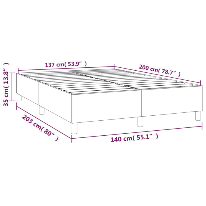 Giroletto a Molle Grigio Scuro 140x200 cm in Velluto cod mxl 65773